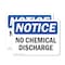 Signmission No Chemical Discharge, 10 in W x Rectangle, Vinyl Decal OS-2PACK-NS-D-710-L-14446 - alternate 1